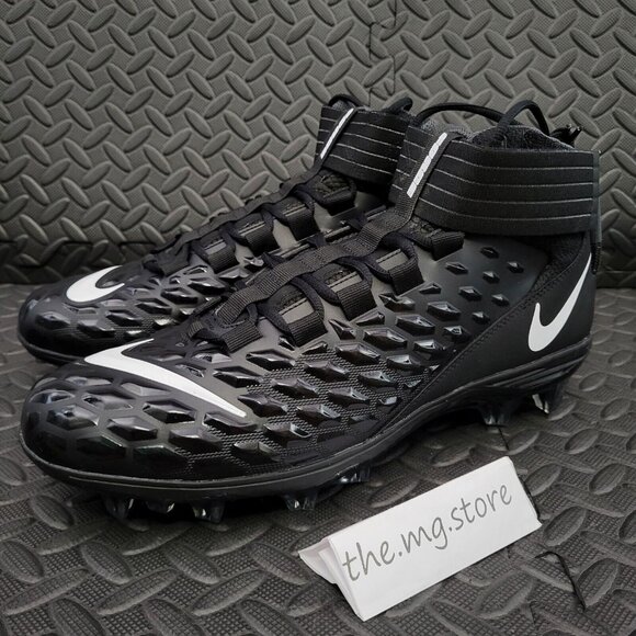 Nike Force Savage Pro 2 Black Anthracite Men's Sz 13 Football Cleats AH4000-002 - Picture 2 of 7